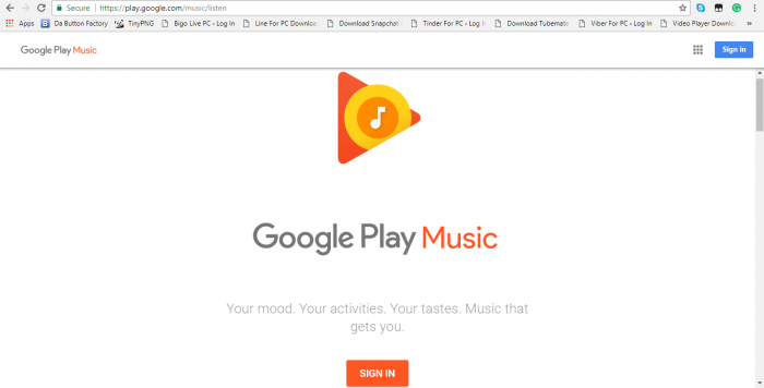 Google Play Music Web Player