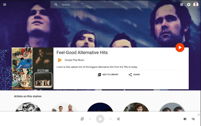 Google Play Music for Chrome