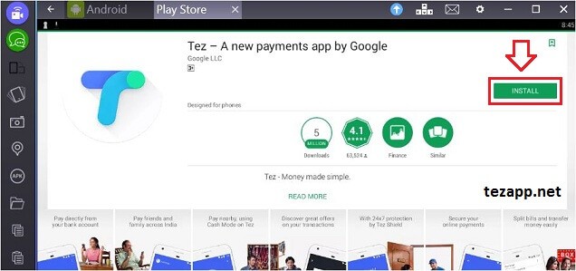 Google Tez for PC Windows and Mac