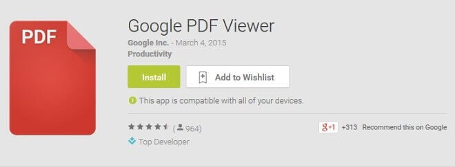Google PDF Viewer Apk 